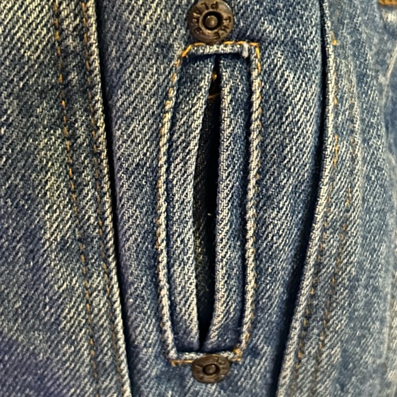 Vintage Dungarees Not So Basic Stuff Button Up Denim Jacket 🪼 - Picture 6 of 8